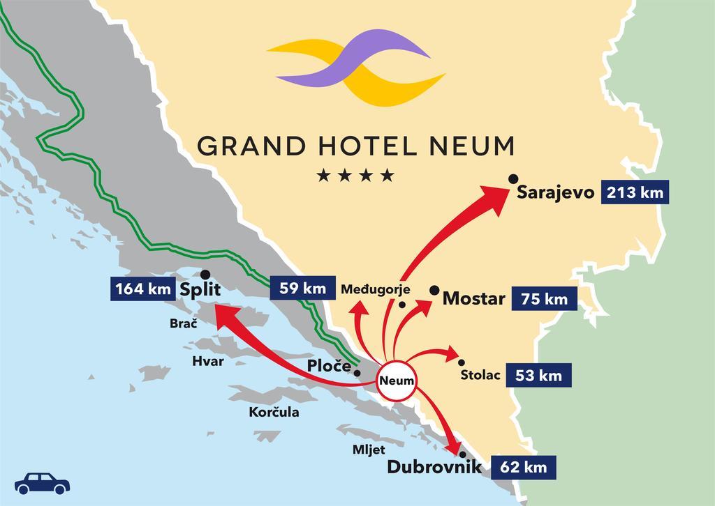 Grand Hotel Neum Wellness & Spa Exterior photo